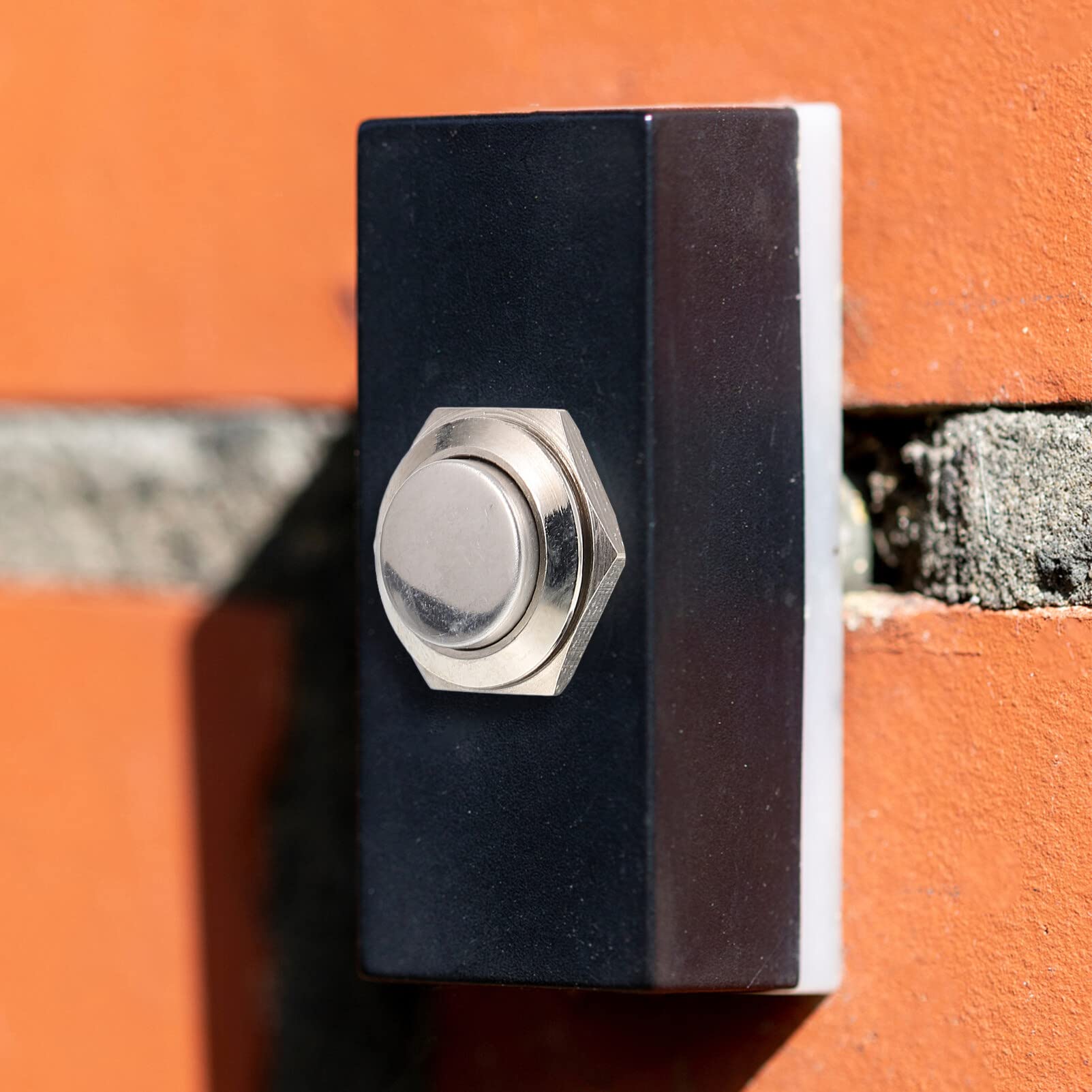 Stainless Steel Doorbell Push Button - 3A/250VAC, 4 Color Options (Chime Not Included)