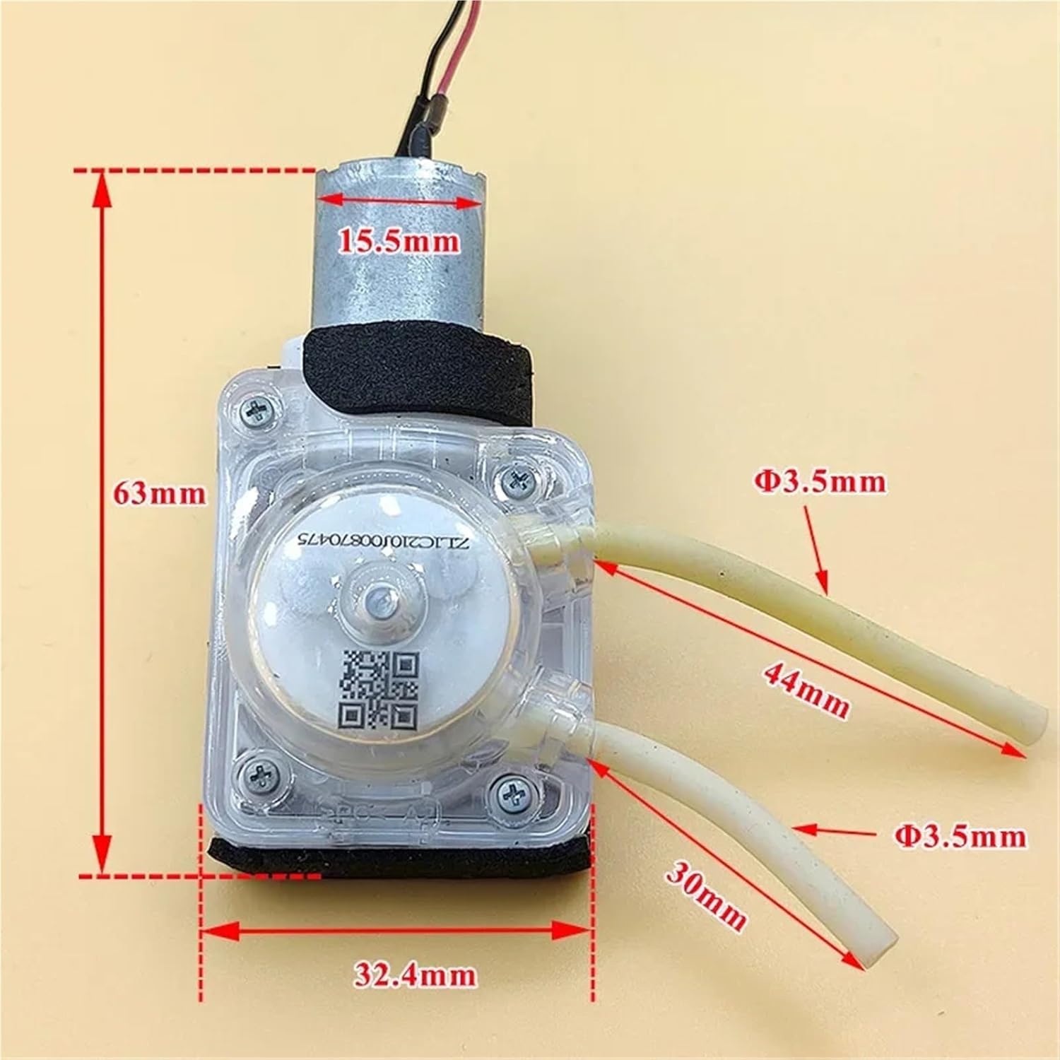 3V 3.7V 5V Small Mini Peristaltic Water Pump Dosing Pump Micro Self-priming Suction Liquid Pump Reversible Metering Pump
