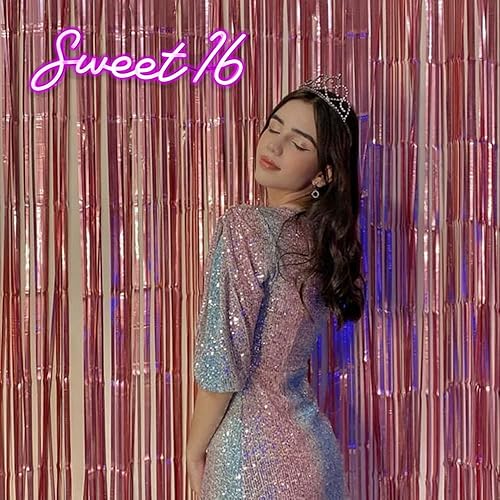 Miniatura 4 de Vinray Letrero de neón de Sweet 16, letrero de neón rosa para decoraciones de fiesta de cumpleaños de 16, regalo perfecto para ceremonia de mayoría