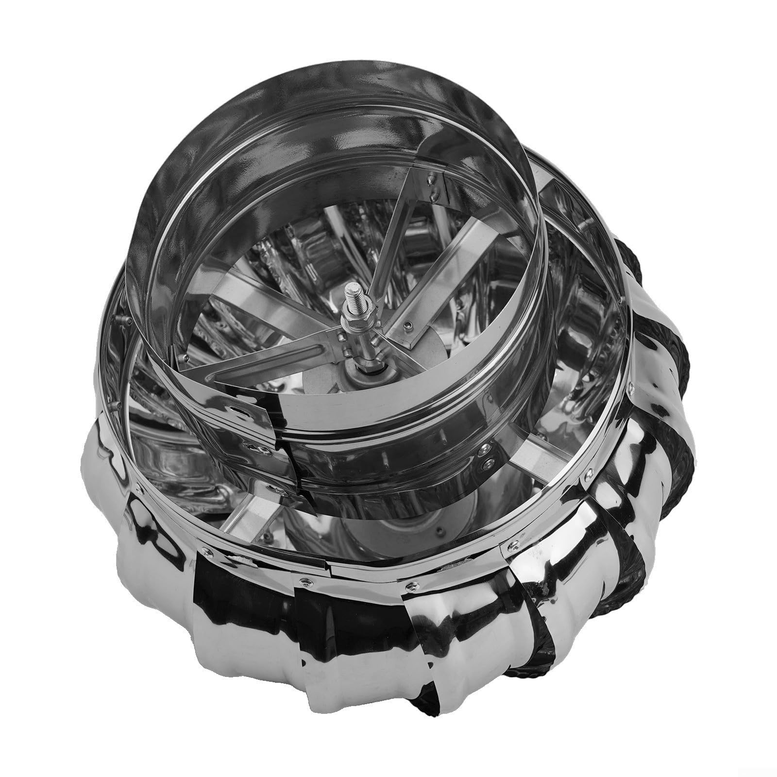 Stal nierdzewna Obrotowy Nasada kominowa Przeciwciągowy Wkład Osłona Wentylacja Wierzch do Wyciąg Osłona rury spalinowej Ø150 mm Wentylacja i Powietrze Wyciąg Solutions