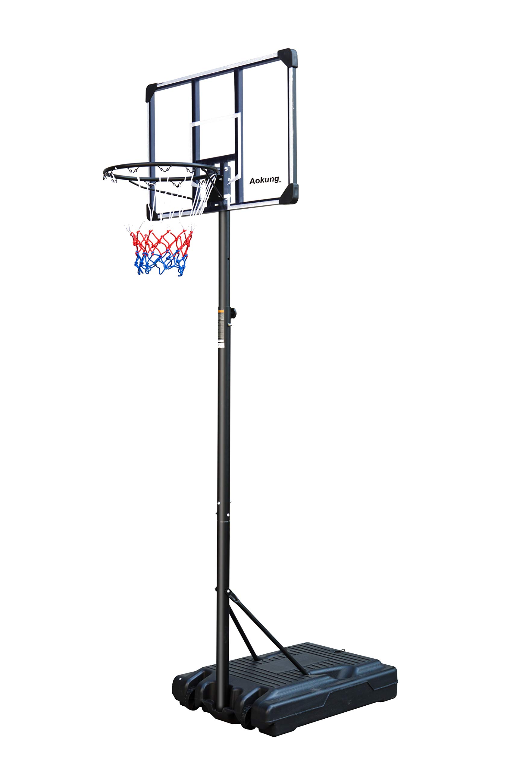 Buy aukung Portable Basketball Hoop & Goal Basketball Stand Height