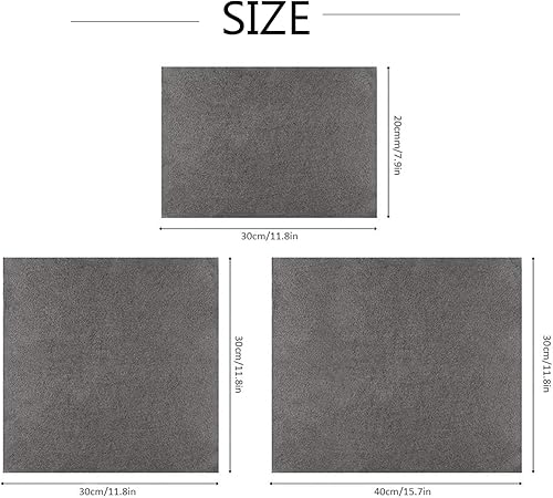 Miniatura 6 de Glorihoby - Paño mágico grueso paño de limpieza de vidrio de microfibra paño de limpieza milagroso toallas de microfibra reutilizables para polvo