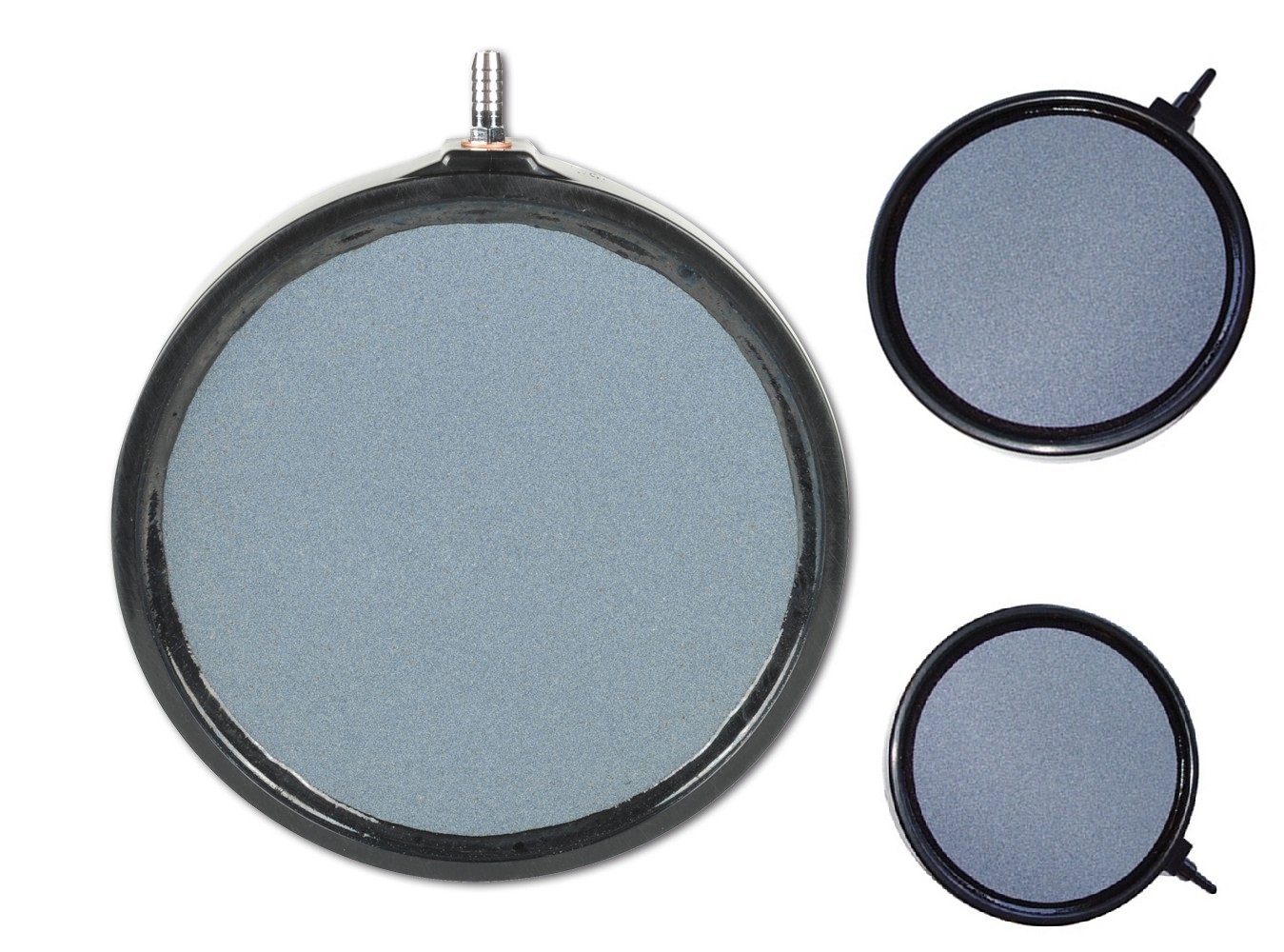 DisquePlaque D'Aération Aquaforte 20cm, Raccord 9mm, Gris