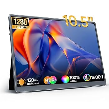 Amazon.co.jp: モバイルモニター 10.5インチ 1920*1280 3:2画面