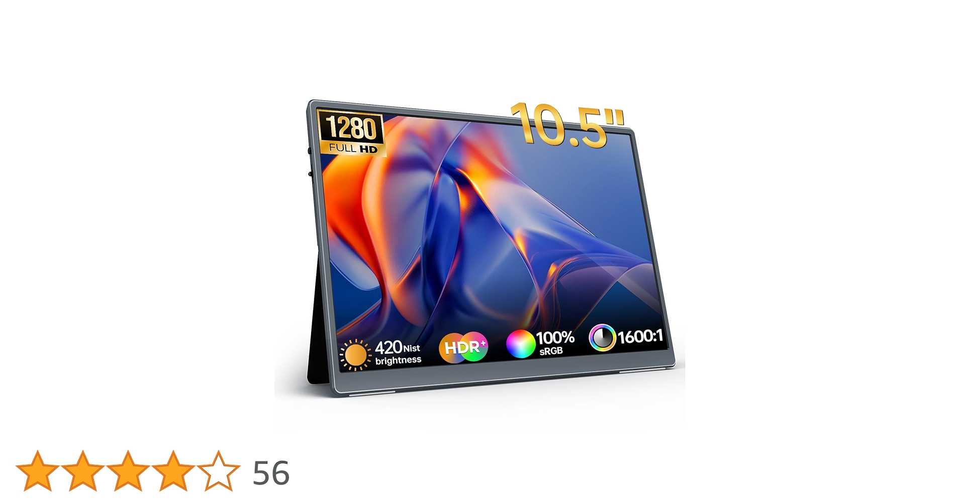 モバイルモニター 10.5インチ 3:2画面比 ポータブル 高輝度420nits Amazon.co.jp: モバイルモニター 10.5インチ 1920*1280 3:2画面