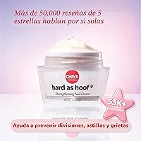 Vista 3 de Onyx Professional Hard as Hoof Crema Fortalecedora de Uñas, Aroma a Cereza y Almendra - Hecho en EE.UU., Crema para Crecimiento de Uñas