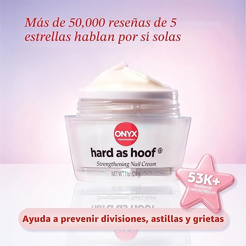 Miniatura 3 de Onyx Professional Hard as Hoof Crema Fortalecedora de Uñas, Aroma a Cereza y Almendra - Hecho en EE.UU., Crema para Crecimiento de Uñas