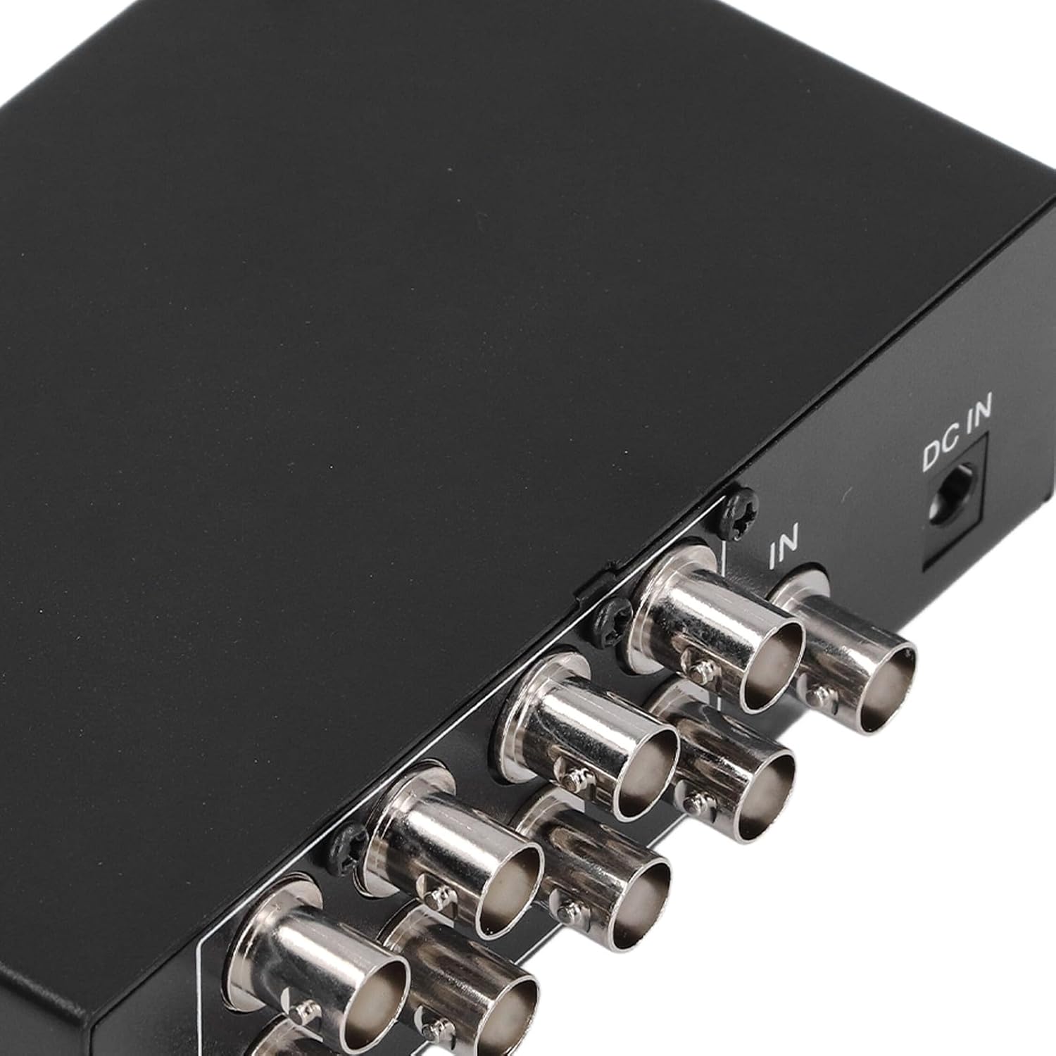 CUIFATI 8 Port BNC Splitter, 1 Input 8 Outputs Video Distribution Amplifier, Supports up to 1080p 60Hz, Plug and Play, with Power Adapter, for Public Video System Multi Screens (US Plug)