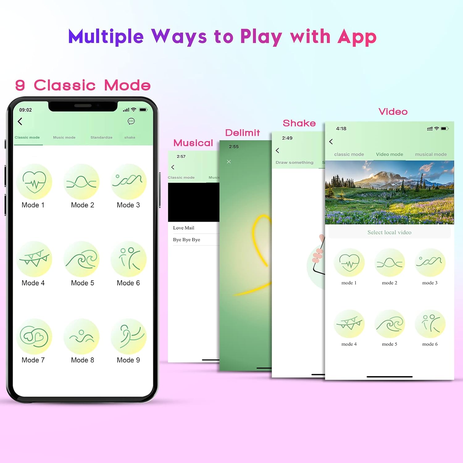 APP & Remote Control Wearable Vibrator Vibrating Panties with Magnetic Clip, Silicone Clitoral Vagina Stimulator Clit Nipple Teaser Adult Toy with 10 Vibration for Women Couple and Beginners