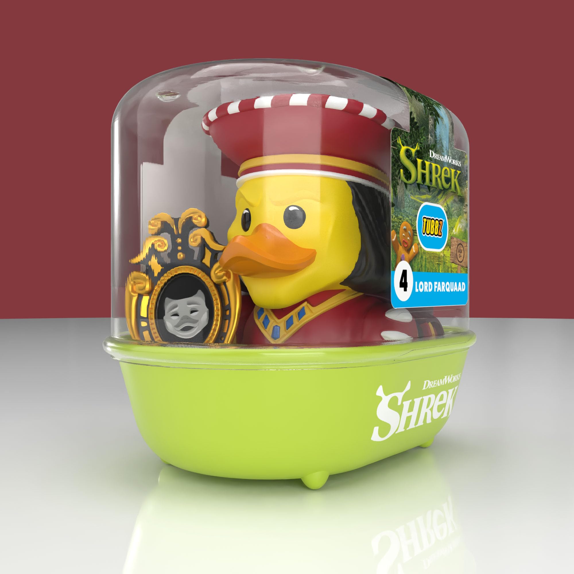 TUBBZ First Edition: Shrek - Lord Farquaad Cosplaying Rubber Duck Vinyl Figure, Lord Farquaad (Bathtub) - Image 2