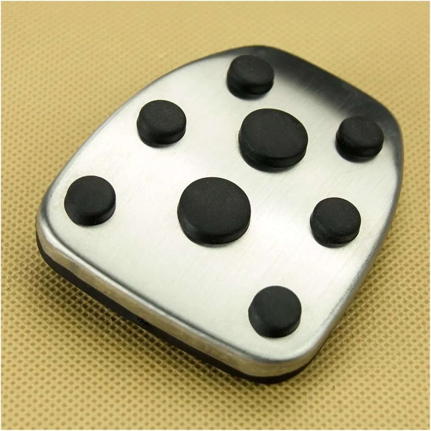 Car Footrest Dead Clutch Brake Gas Pedal Pad Cover Compatible With Subaru XV Impreza 2017-2023 LHD Stainless Steel