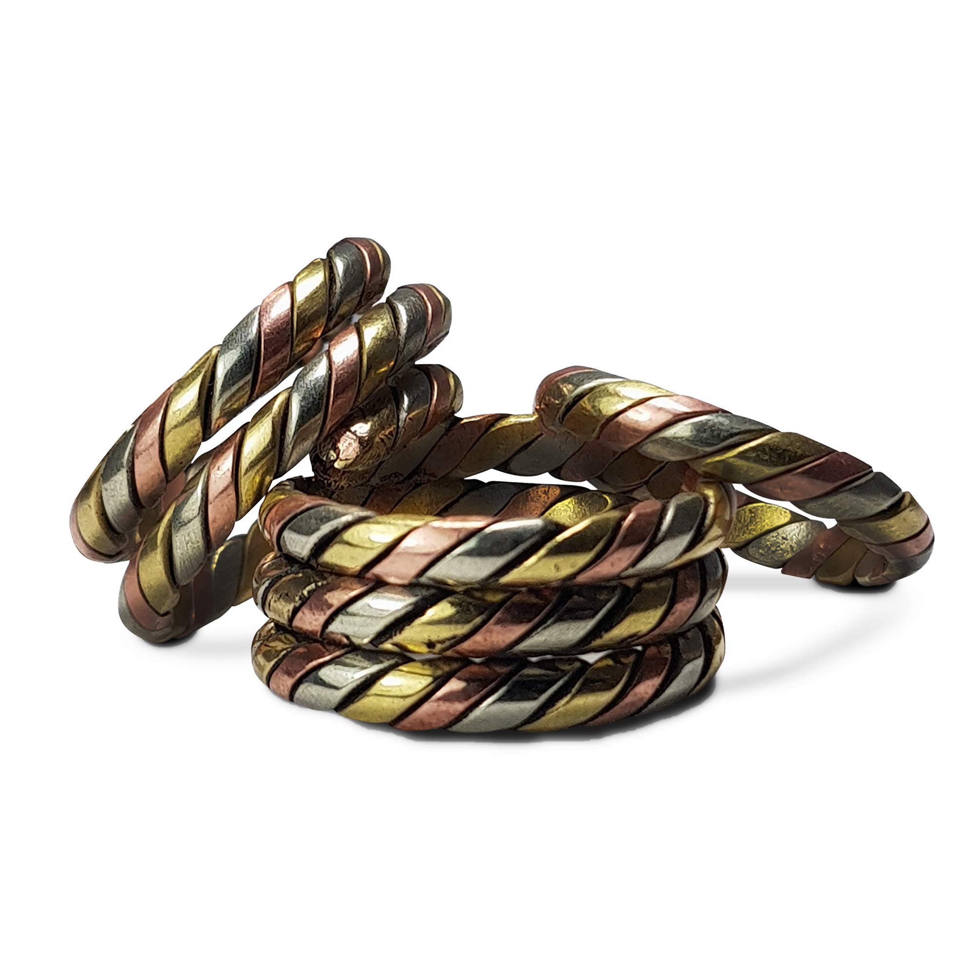 Buy Juccini Hand 100 Pure Copper Rings Adjustable Healthy Copper Ring for Arthritis