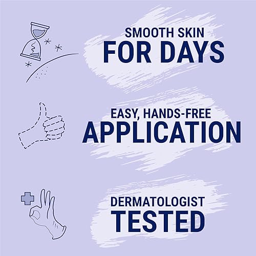 Miniatura 5 de Nair Glide On - Crema depilatoria para brazos, piernas y bikini, crema depilatoria, paquete de 3, barra de 3.3 onzas