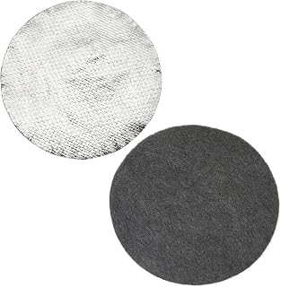 5pcs Incense Burner 80mm Ash Catcher Pad Fireproof Mat High Temperature Cotton Pad Fire Cotton Incense Burner Accessories Fit for Incense Sticks Coils