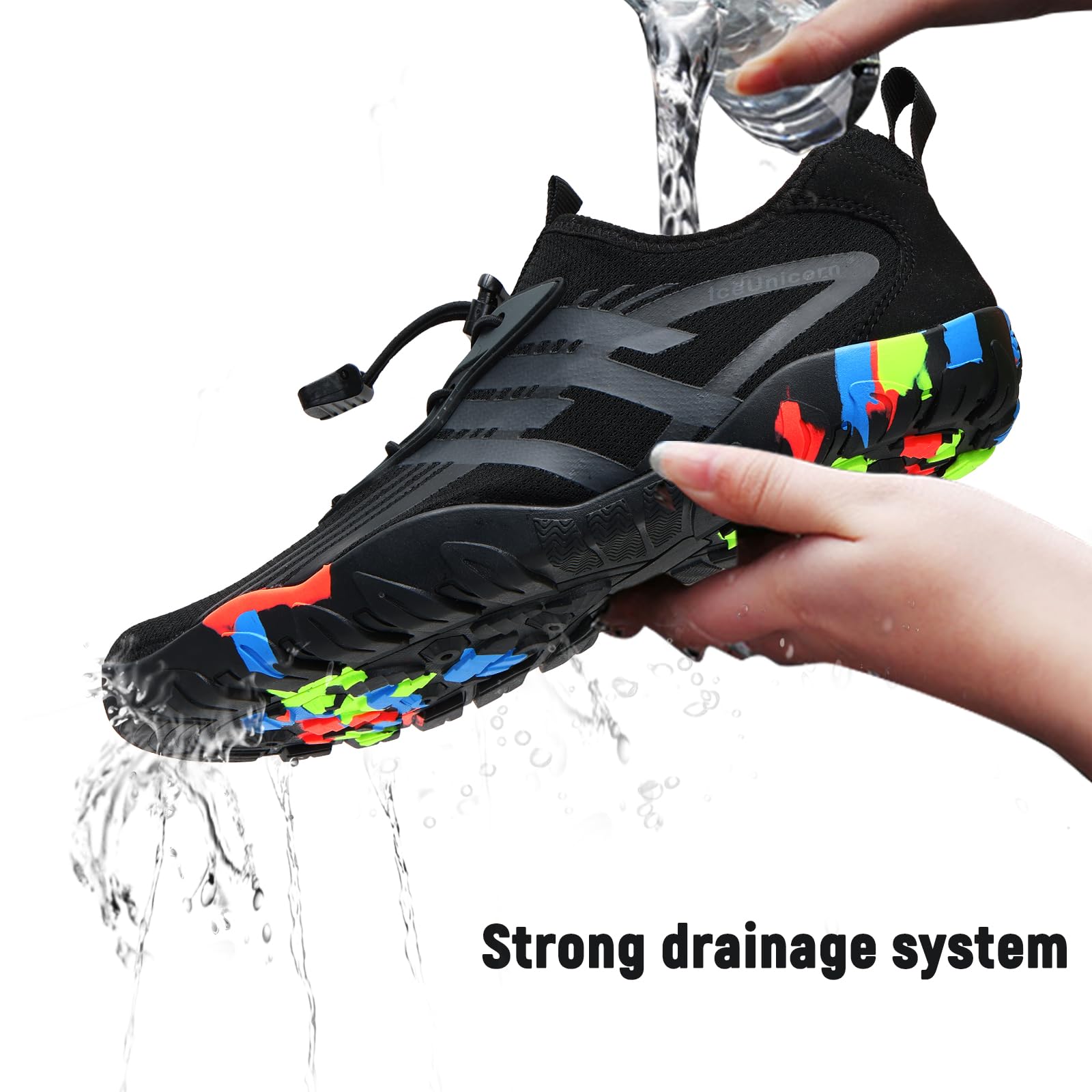 IceUnicorn Scarpe da immersione Uomo Donna Scarpe da Acquatici