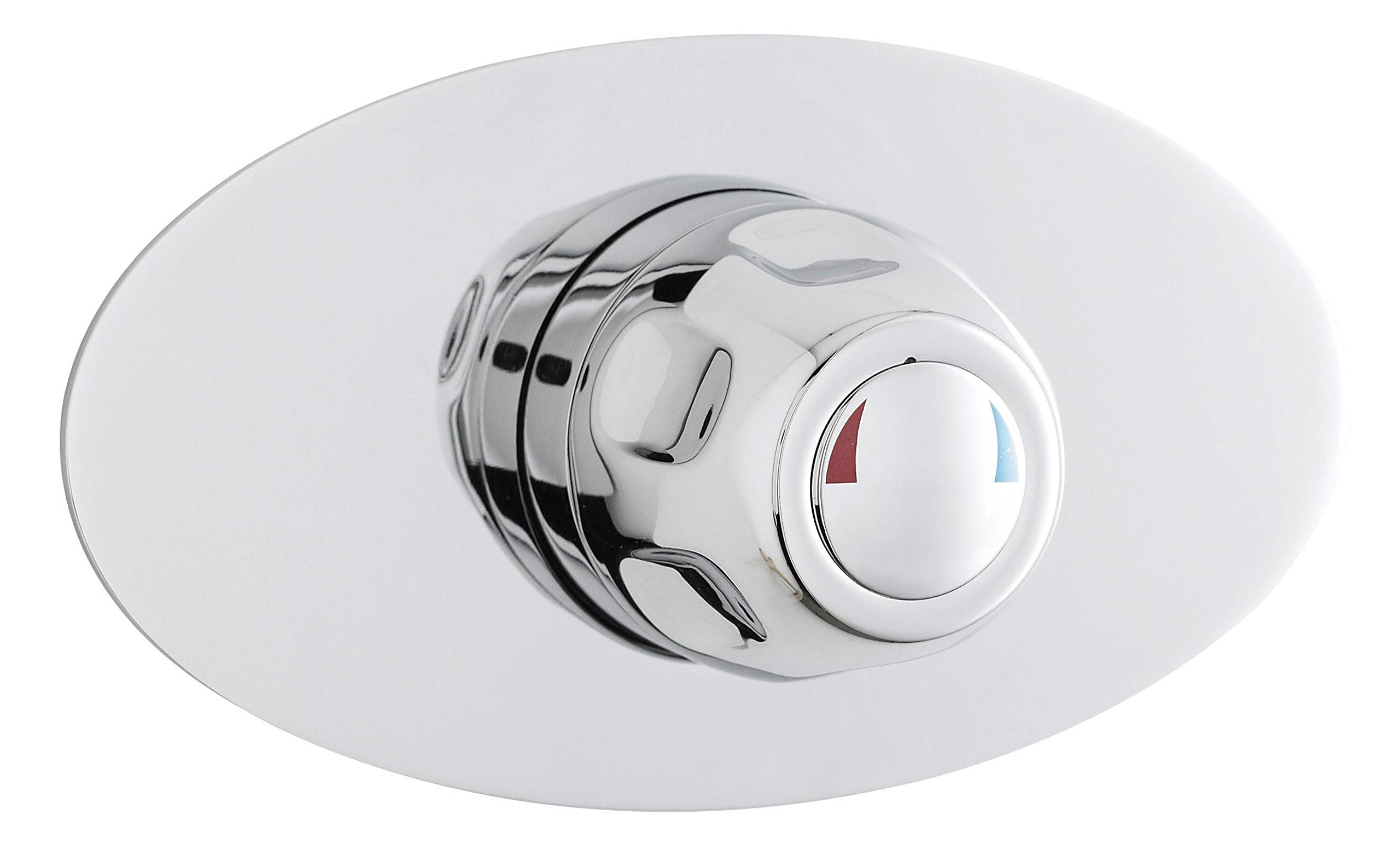 Nuie Commercial Sequential Thermostatic Shower Valve - Chrome, Silver