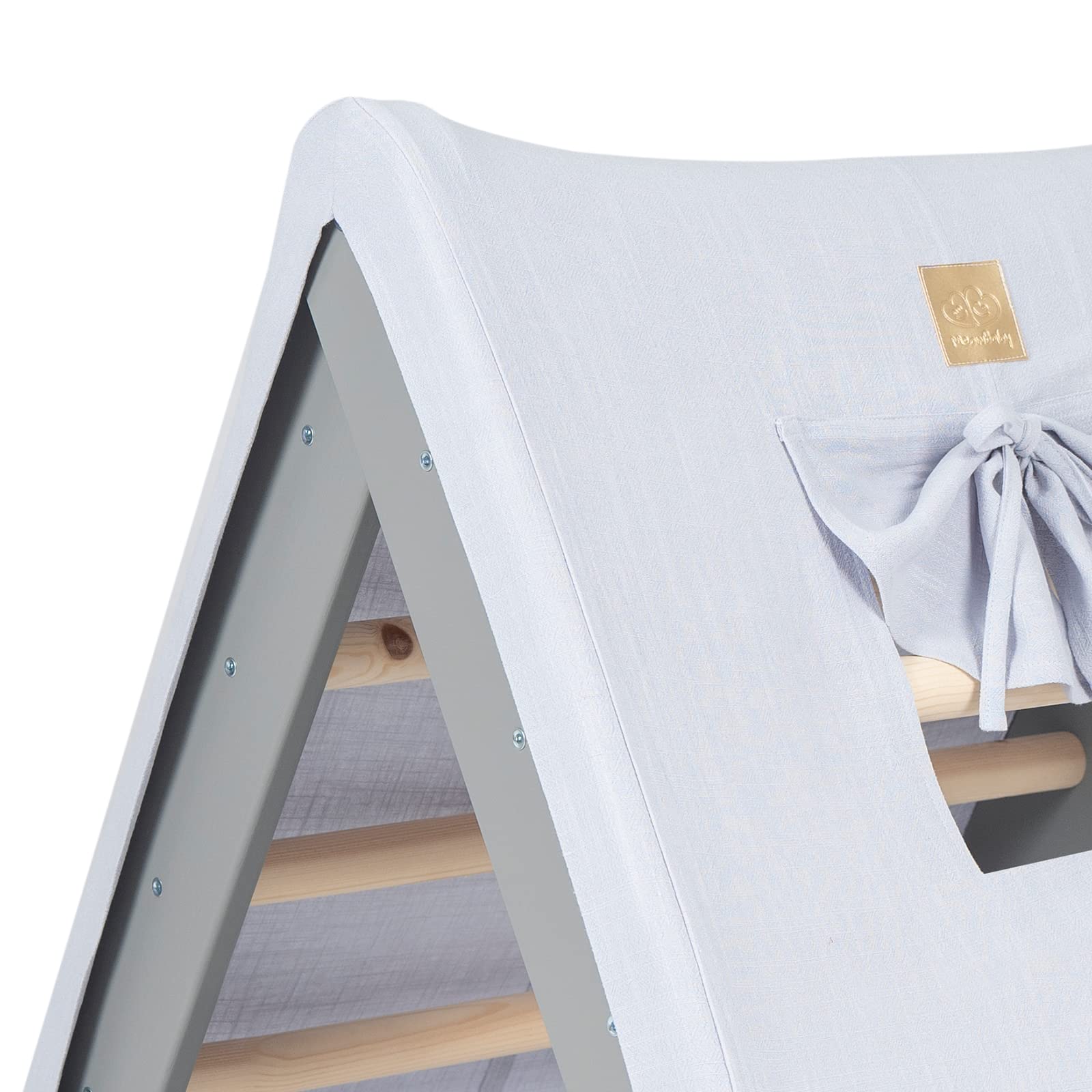 Rampe D’Escalade & Toboggan 2 En 1 En Bois – 7 Prises, Réversible, Pour Triangle Pikler, Enfant 2 Ans+ - 2