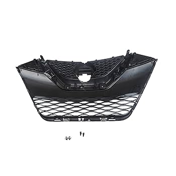 Amazon.com: PartsFlow Front Bumper Grille Black With Chrome