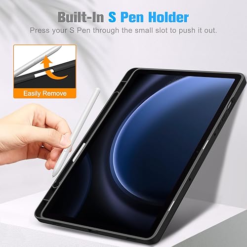 Miniatura 8 de Fintie Funda para Samsung Galaxy Tab S9 FE 5G de 10.9 pulgadasGalaxy Tab S9 de 11 pulgadas 2023 con soporte para S Pen, visión multiángulo, carcasa