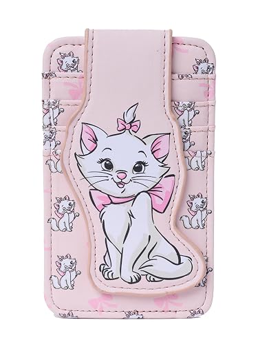 Disney Card Holder Women Slim Wallet Marie Aristocats Cat Pink - Marie Aristocats Pink