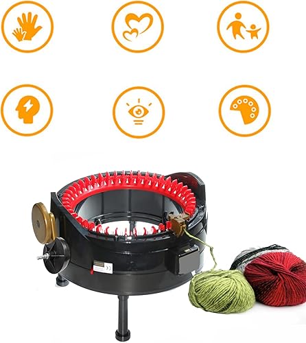 Miniatura 6 de [2 unidades] Addi Adaptador de máquina de tejer con broca de acero hexagonal para taladro, adaptador de corriente de punto rápido, adaptador de