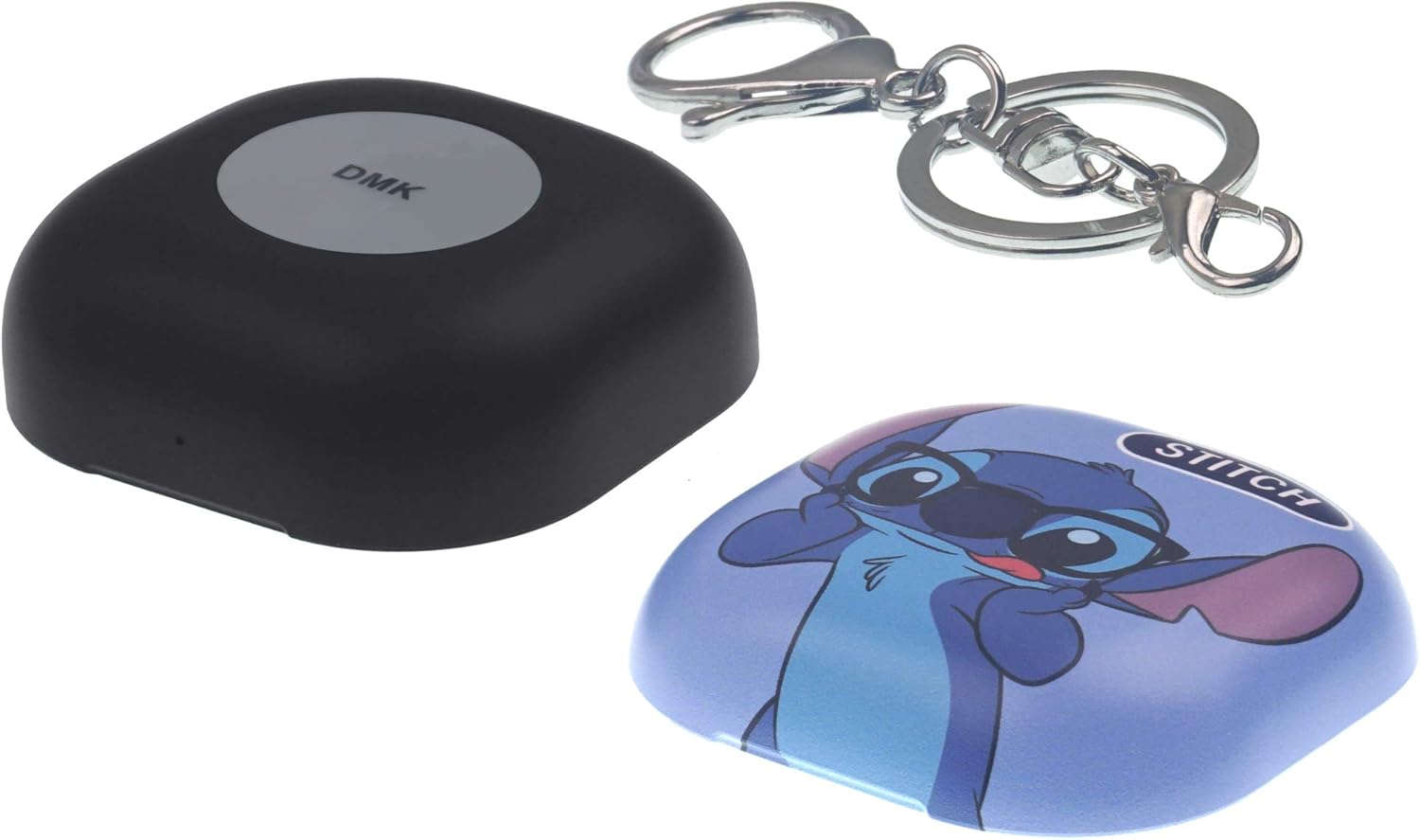 Popular Compatible with Galaxy Buds2 Case/Galaxy Buds Pro Case/Galaxy Buds Live Case Key Ring Holder Keychain Hard Cover - Glasses Stitch