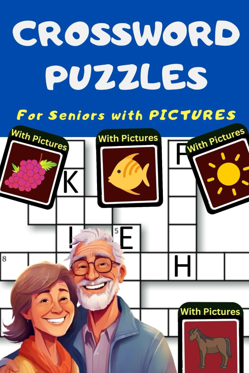 Easy Large Print Crossword Puzzles for Seniors with Dementia with