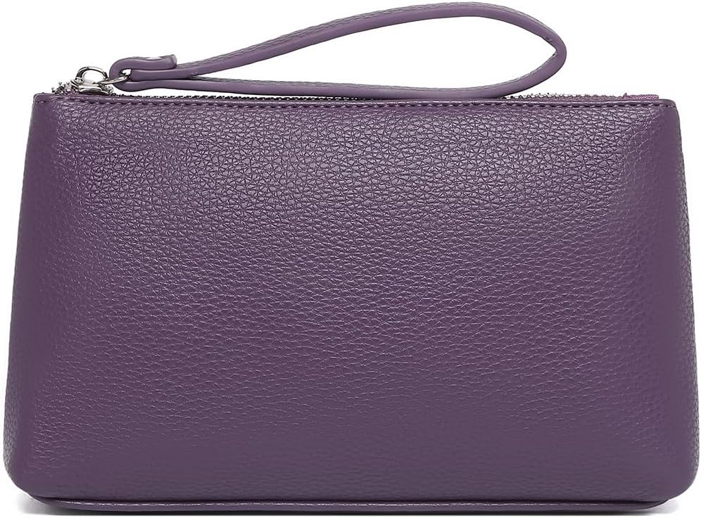 Nylon Wristbands Bag Makeup Pouch for Purse Waterproof Wristbands Bag with Zipper Pocket Credit Card Pouch