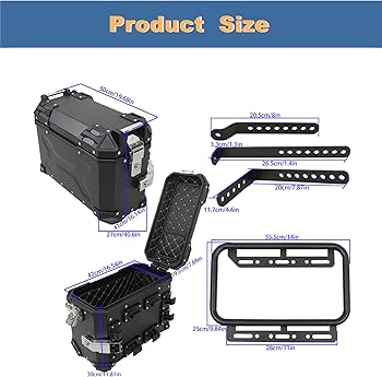 Amazon.com: GXYWADY Universal Motorcycle Side Case,36L Motorcycle Amazon.com: GXYWADY Universal Motorcycle Side Case,36L Motorcycle