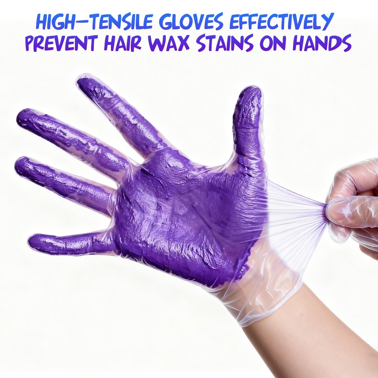 10-Piece Temporary Hair Color Wax Kit, Washable Hair Chalk with Gloves