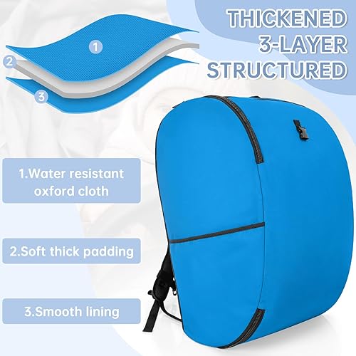 Miniatura 3 de Bolsa de viaje acolchada para asiento de automóvil compatible con Doona, bolsa de viaje para asiento de automóvil infantil, bolsa de viaje plegable