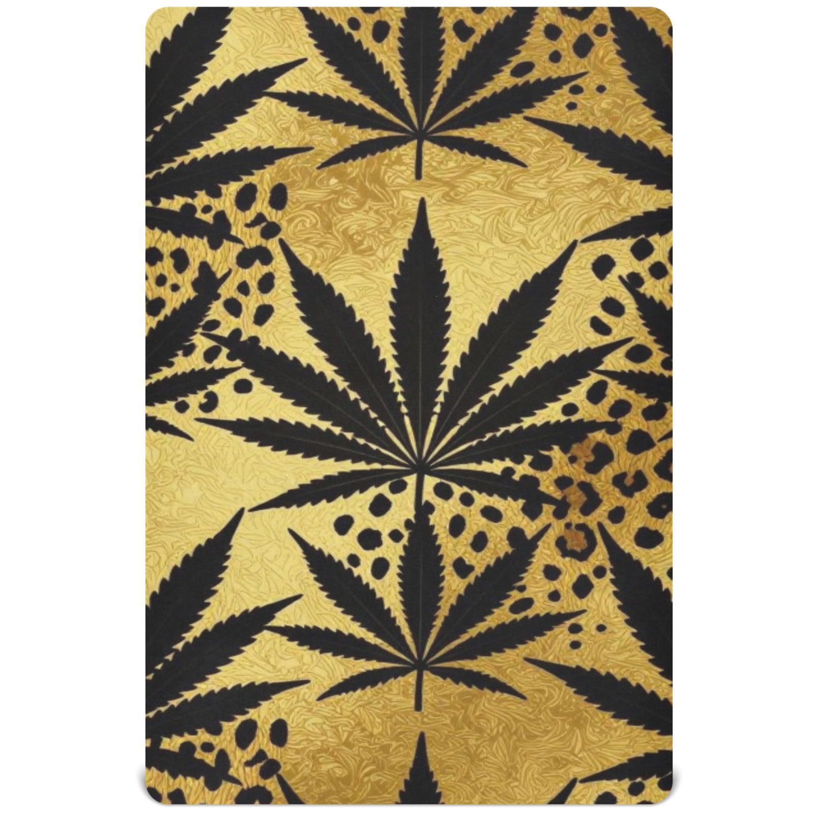 Drap de berceau doux Skyvora en imprimé léopard chic