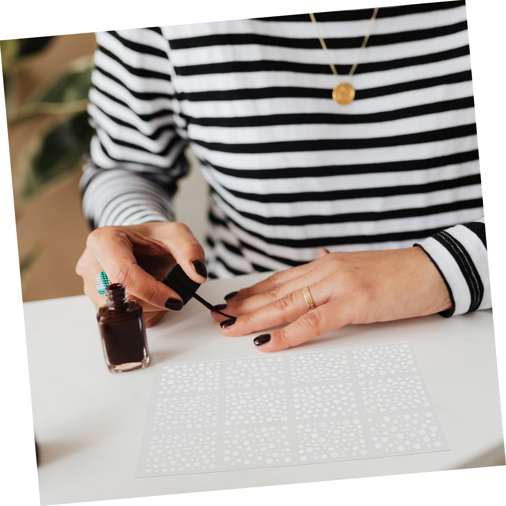 Adesivi Unghie Fiocchi di Ghiaccio 3d in Resina 12 Fogli | Nail Art Natalizia, Effetto Duraturo, Look Naturale Bello e Incantevole