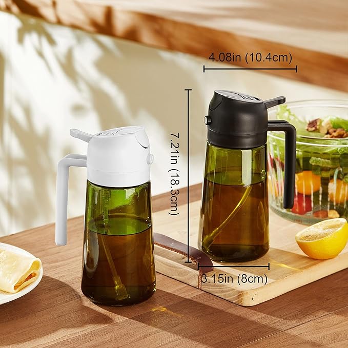 Organizing your kitchen has never been easier, thanks to the durable, water-resistant labels that accompany this oil spray bottle. Included are six pre-designed labels and two blank ones, perfect for labeling your bottles and maintaining a tidy, efficient space. The innovative nozzle is crafted to provide either a fine mist or a steady stream, allowing for even oil distribution, making it the ideal tool for both novice and experienced chefs.