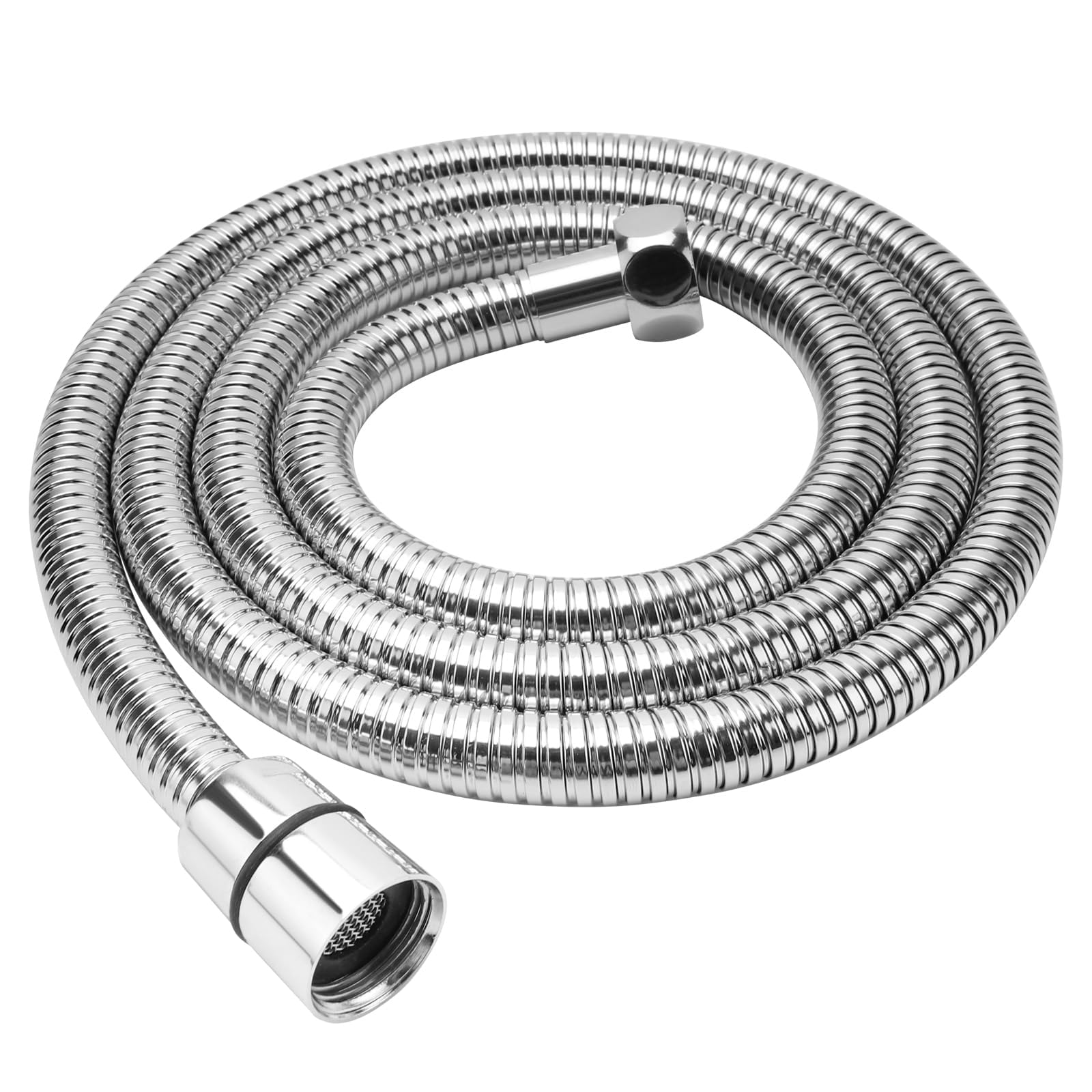 Flessibile per doccia doppia aggraffatura conico F 1/2 x F 3/8 200cm