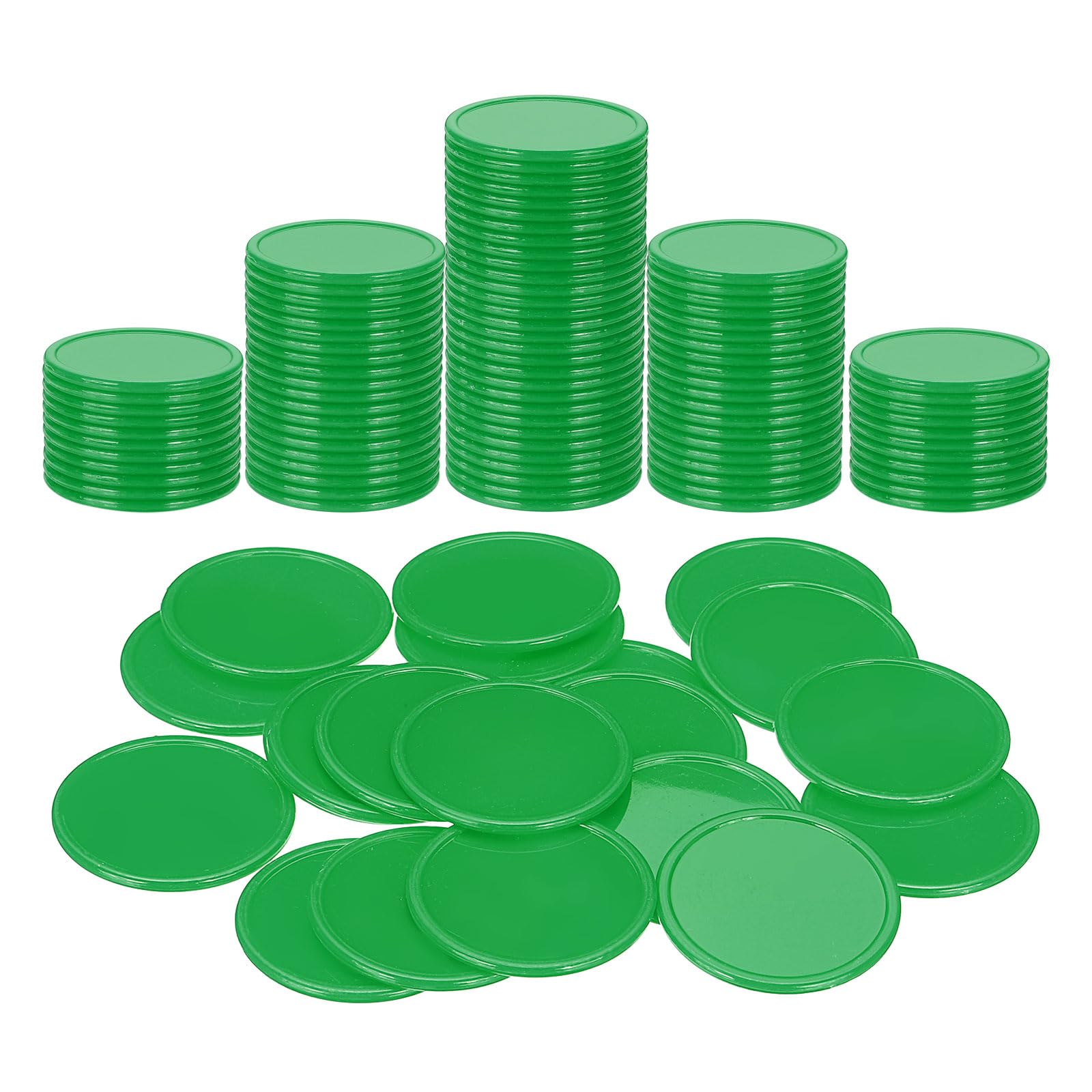 Muiltvoe Plastic Poker Chips, Learning Counters Counting Counters Disk Marker Opaque Game Token for Game Play Math Counting