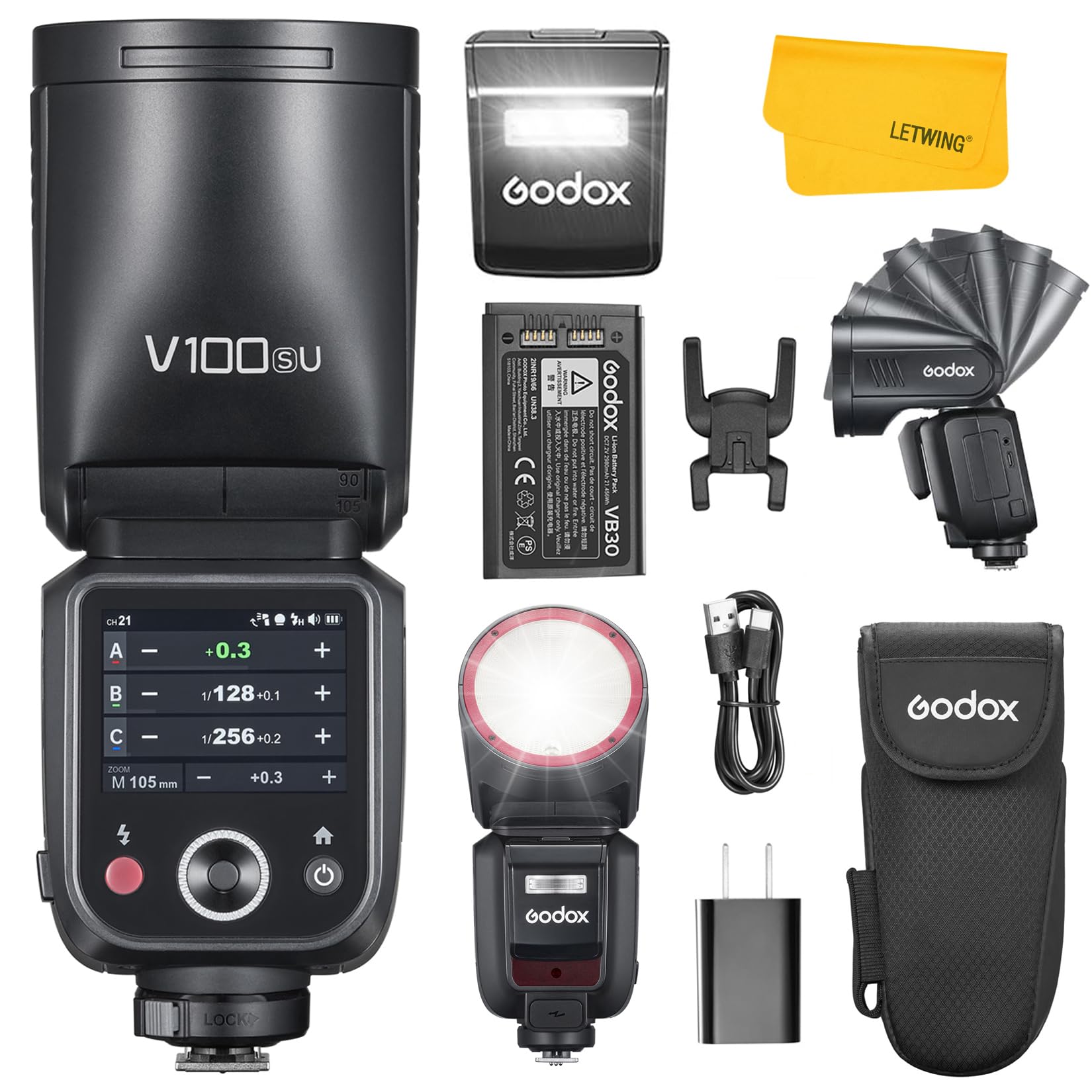 Amazon.com : Godox V100 S V100-S Camera Flash for Sony, 2.4G 100W