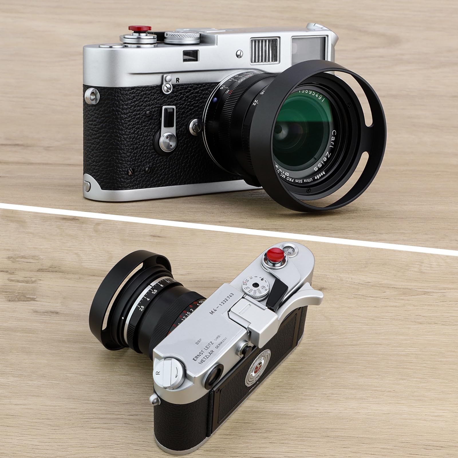 Carl Zeiss Biogon 2.8/25 ZM レンズ + 純正フード Carl Zeiss Biogon 2.8/25 ZM レンズ + 純正フード