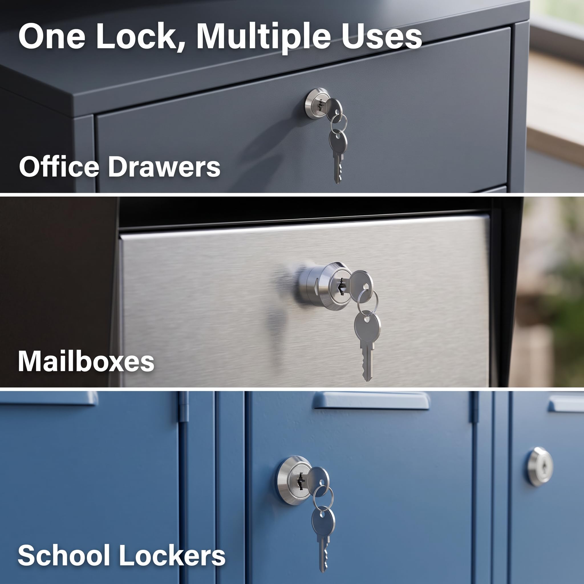 Toolbox Lock Set - Secure Your Drawers & Cabinets -7