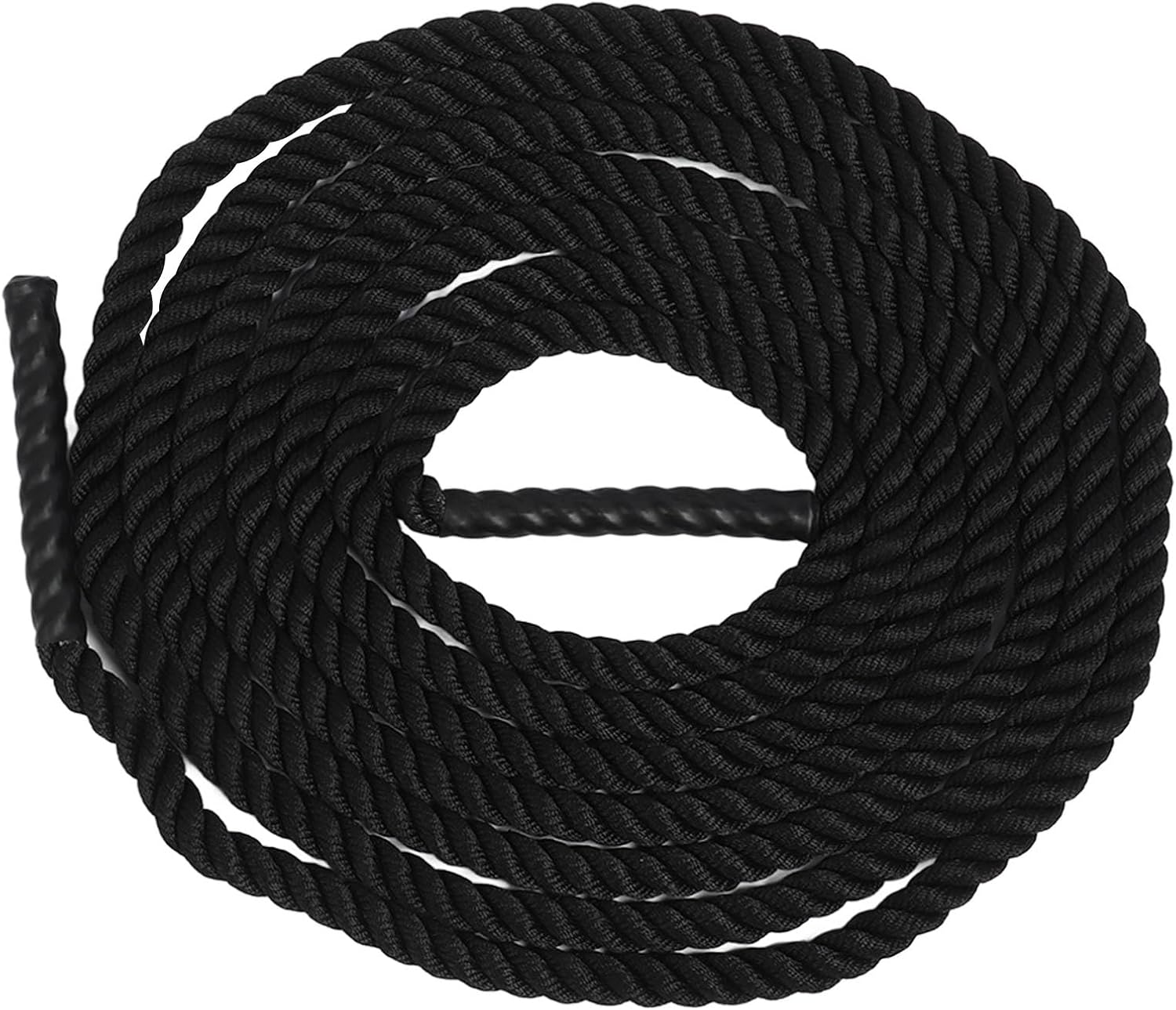 Power Battle Rope Lightweight Black Basics Battle Exercise Training Rope Outdoor Strength (9m/29.5ft)