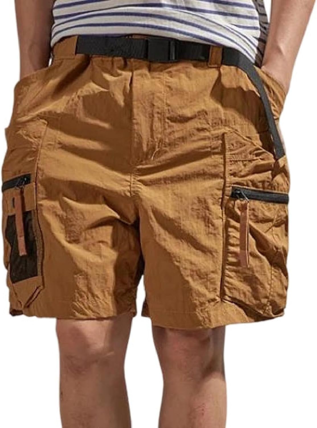 Men's Summer Multi-Pocket Cargo Shorts Casual Sports Outdoor Lightweight Shorts for Daily Wear