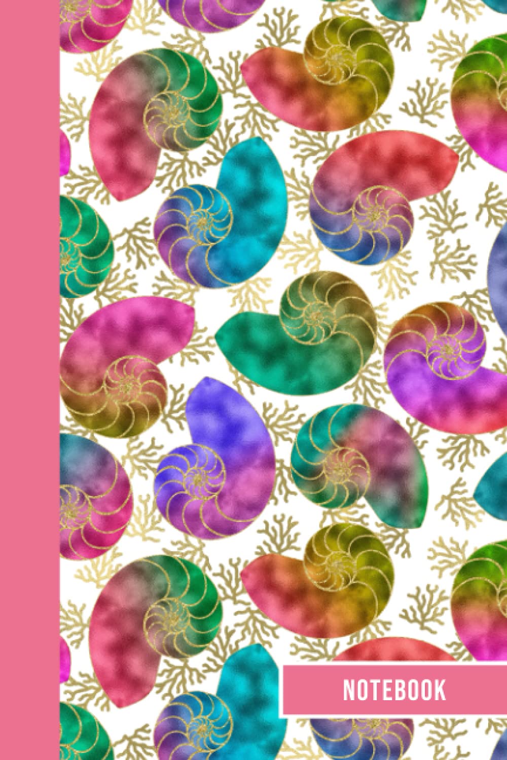 Seashells Notebook: 120 Lined Pages - Seashells Notebook