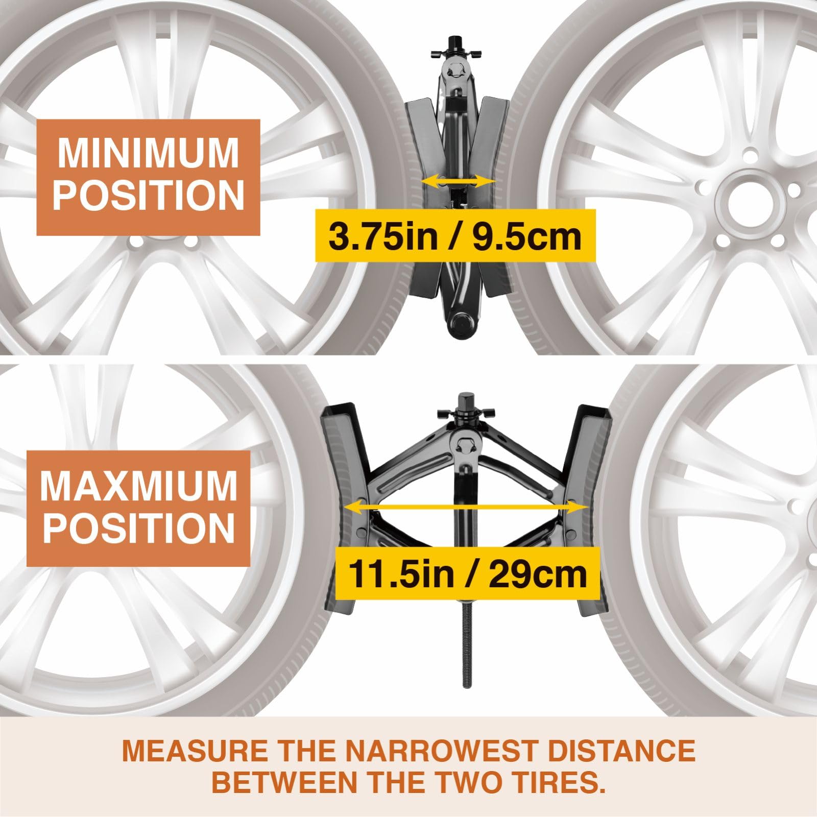 Maxchock Wheel Chock X-Shaped Stabilizer (Attachment To The Drill - View #9