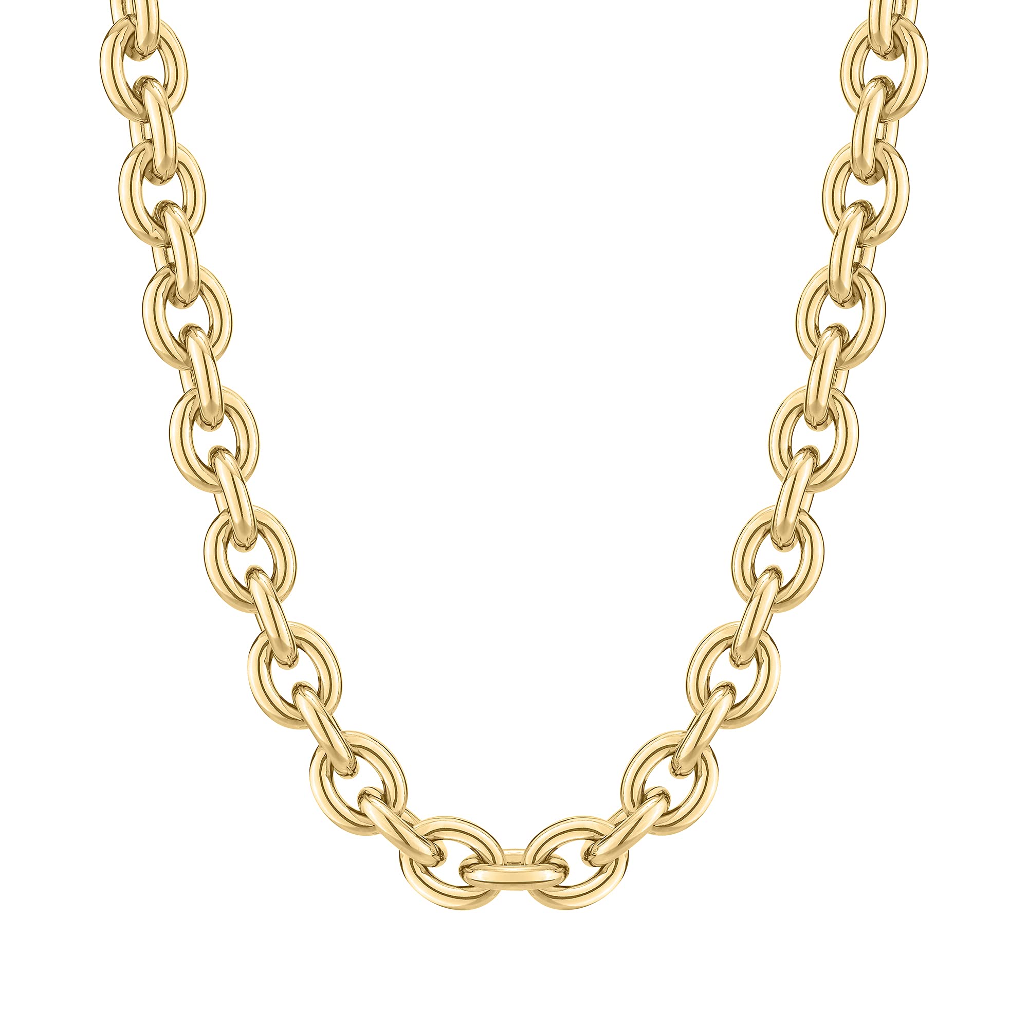 Tamaris , Women’s Stainless Steel Not a gem Chain Necklace, IP Gold, 45 cm - TJ-0149-N-45