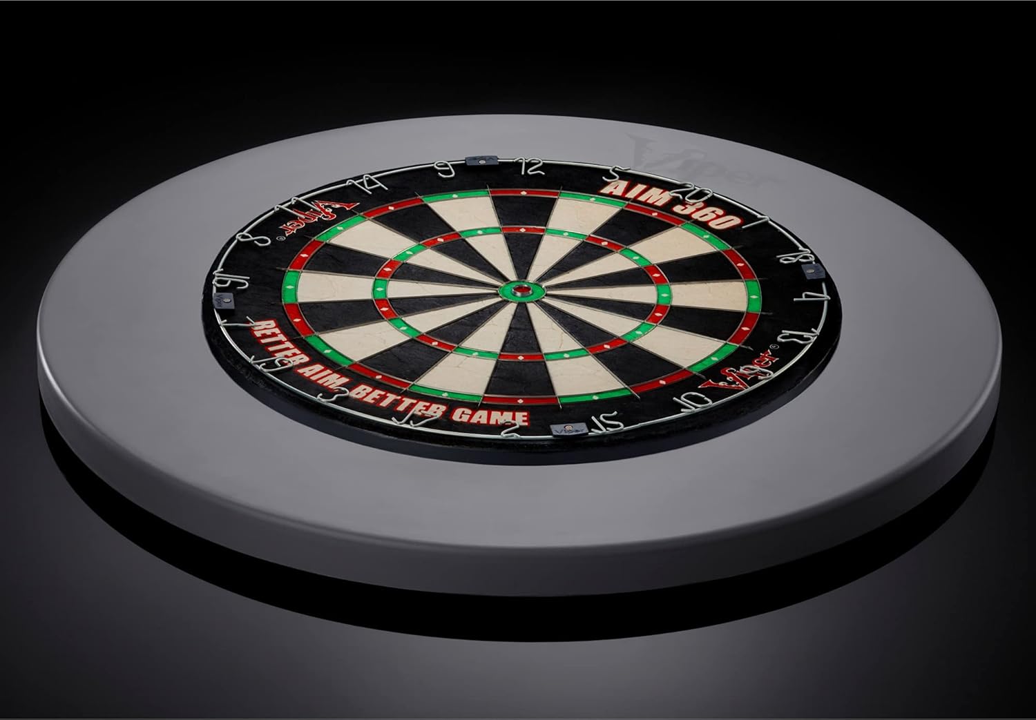 Viper by GLD Products Guardian Dartboard Surround Sisal/Bristle Steel-Tip Dartboard Wall Protector