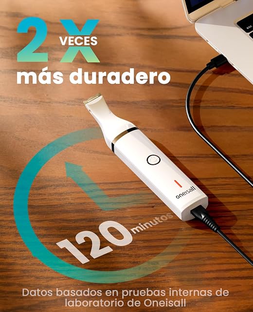 Foto 6 de 8 de oneisall Cortapelos para perros bajo nivel de ruido para recortar el pelo de perro alrededor de las patas