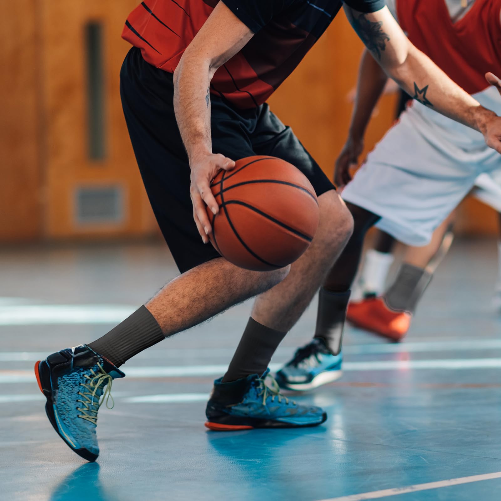 Niorasen Calzini Per Uomo E Donna, 6 Paia Di Calzini Sportivi In Cotone Traspirante, Calzini Da Trekking, Calzini Da Corsa Imbottiti Ad Alte Prestazioni