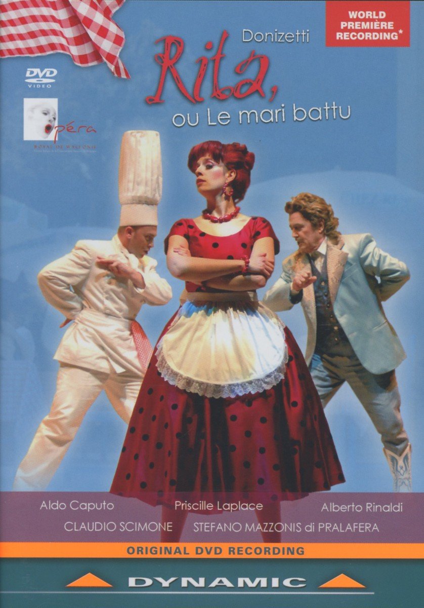 Rita, ou Le mari battu libreto impreso de ópera en un acto para colecciones musicales