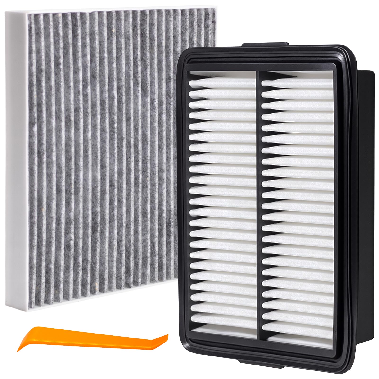 28113F2000 Engine Cabin Air Filter Set Fit for Kona 2018-2023 97133D1000 | Compatible with Veloster 2019-2021 Soul 2020-2025 1.6L 2.0L Gas Professional Maintenance Kit Replacement 97133-D1000
