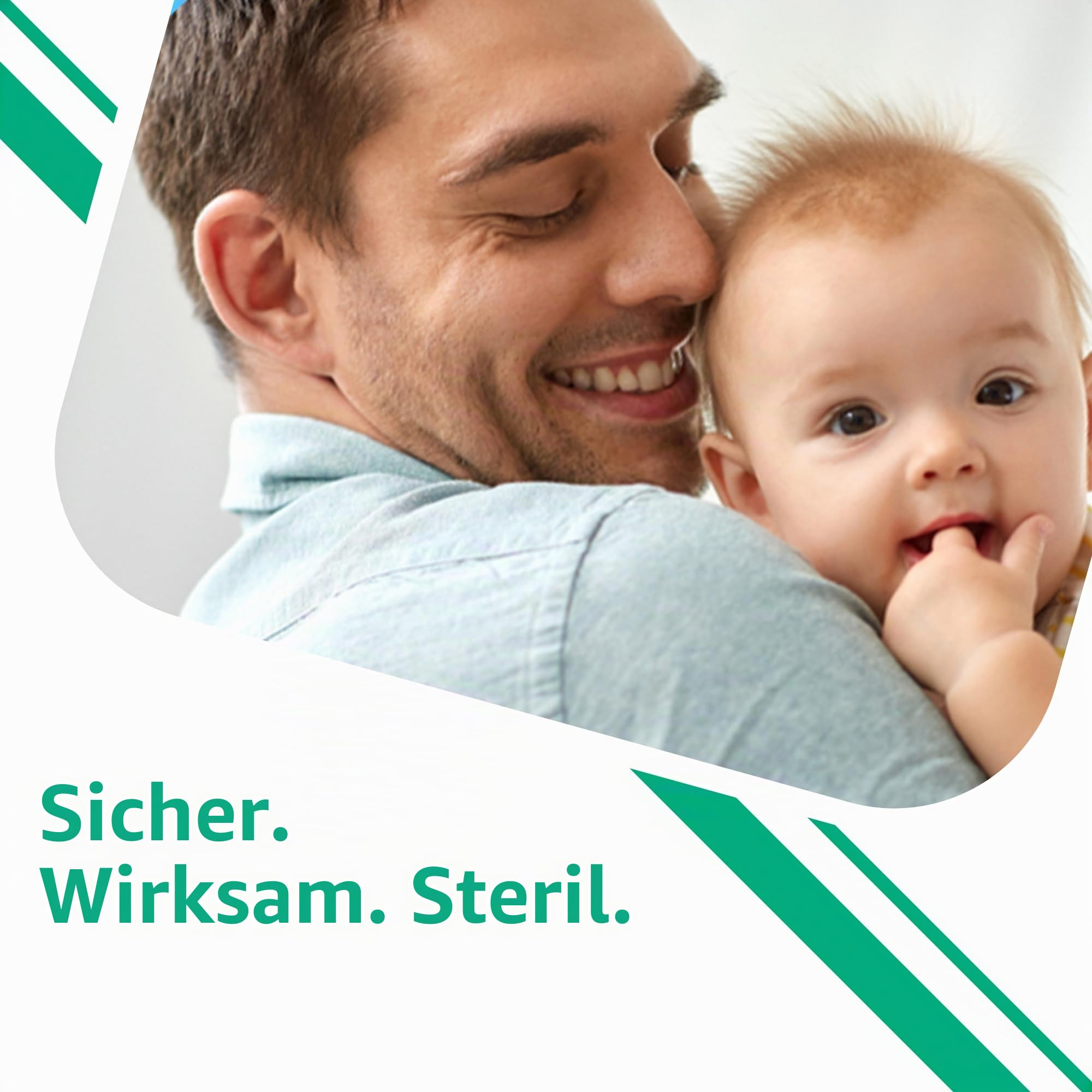 B BRAUN - 6 x 1 Liter - NaCl 0.9 Sterile Isotonische Kochsalzlösung für Baby und Erwachsene - Physiologisches Serum - Natriumchlorid - Wundreinigung - Nasenspülung - Nasendusche
